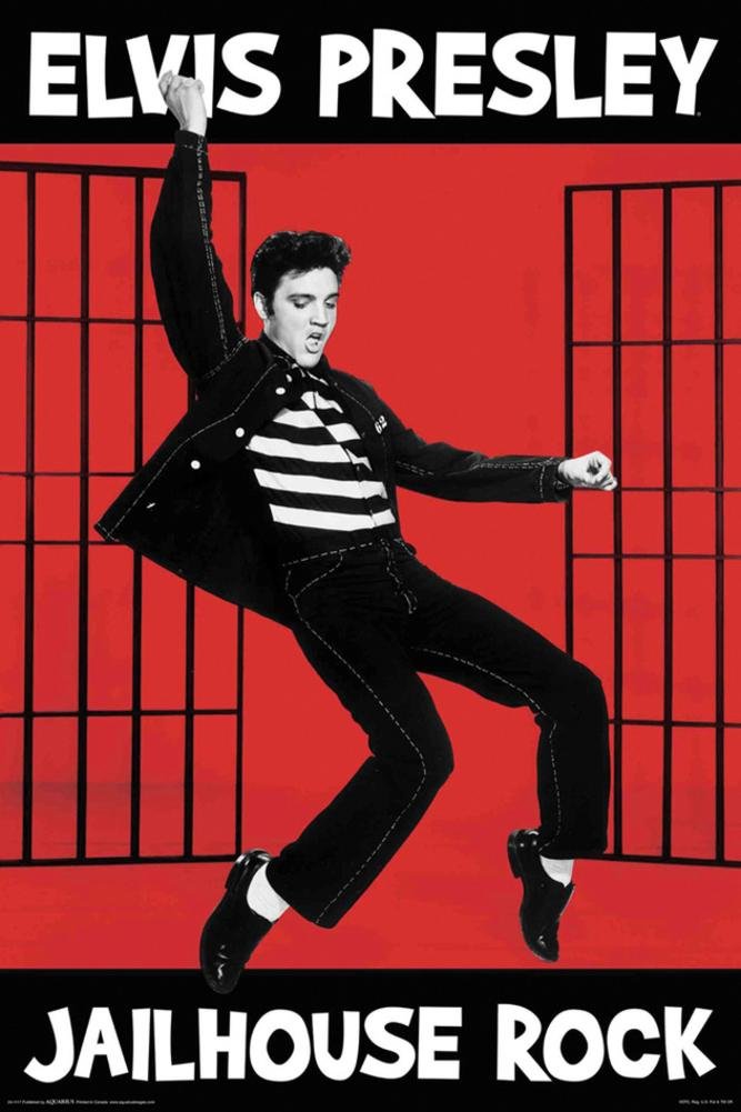 エルビス・プレスリー Jailhouse Rock ロビー用ポスター Elvis Presley - Jailhouse Rock Poster (24 x 36) : Amazon.co.uk